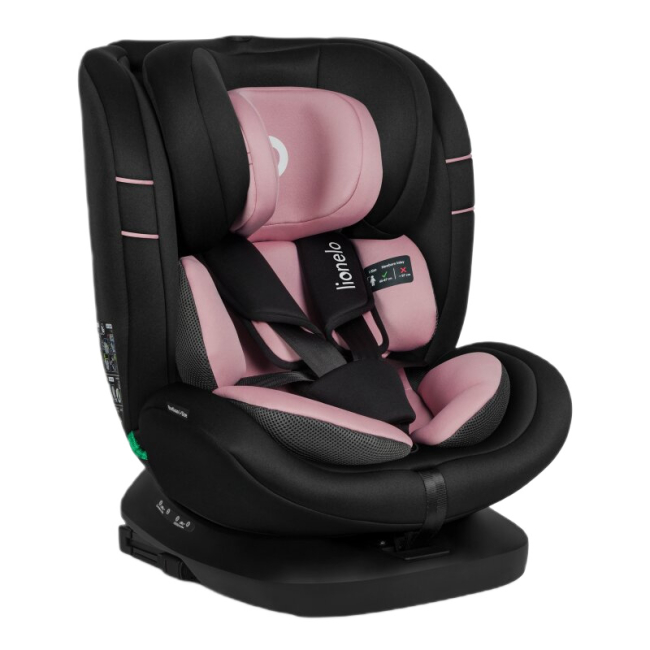 Автокресла и аксессуары - Автокресло Lionelo Bastiaan i-Size Pink Rose (LO-BASTIAAN I-SIZE PINK ROSE)#2