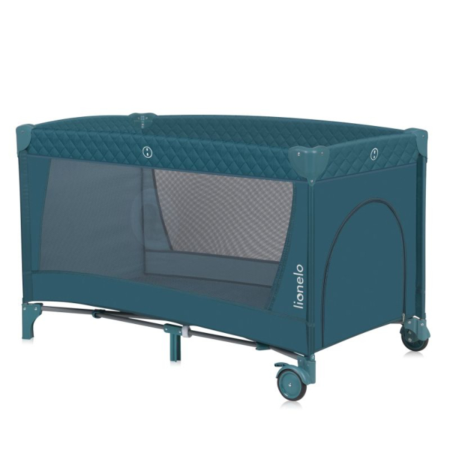 Манежи - Манеж Lionelo Flower Green Turquoise (LO-FLOWER GREEN TURQUOISE)#3