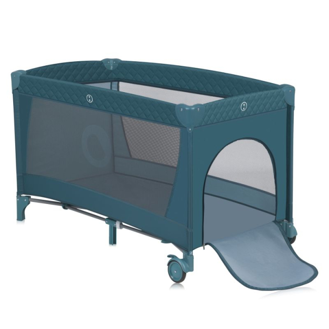 Манежи - Манеж Lionelo Flower Green Turquoise (LO-FLOWER GREEN TURQUOISE)#4