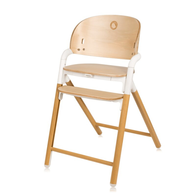 Стільчики для годування - Стільчик для годування Lionelo Celia White Natural Wood (LO-CELIA WHITE NATURAL WOOD)#2