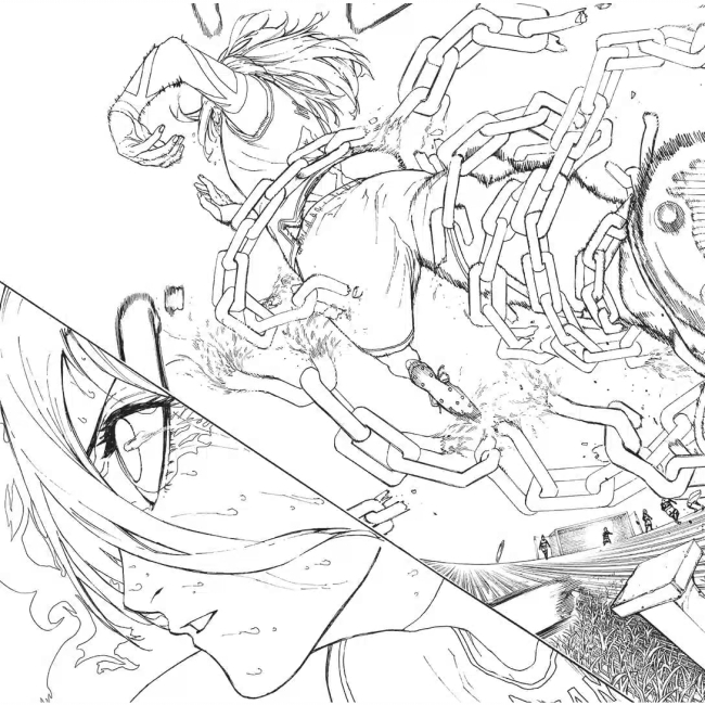 Комиксы, манга и книги о героях (7+ лет) - Книжка «Синя тюрма. Розмальовка» Мунеюкі Канешіро, Юске Номура (9786178516857)#3