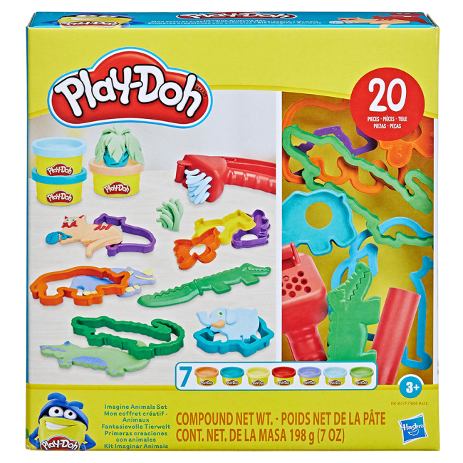 Набори для ліплення - Набір для творчості з пластиліном ​Play-Doh Креатив Звірі (F7384/F8161)#2