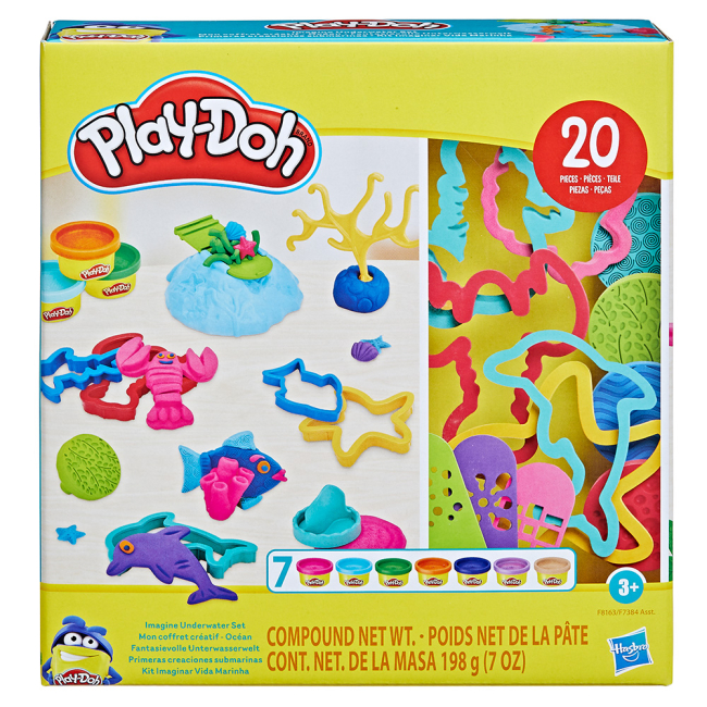 Наборы для лепки - ​Набор для творчества с пластилином Play-Doh Креатив Море (F7384/F8163)#2