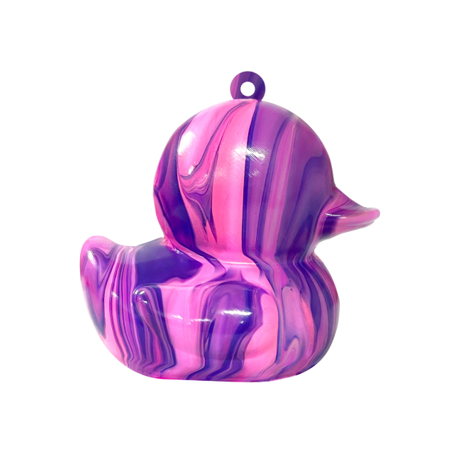 Набори для творчості - Набір для творчості Pour Palz Флюїд Арт Брелок Каченя зелений (GS-G26262/1)#2