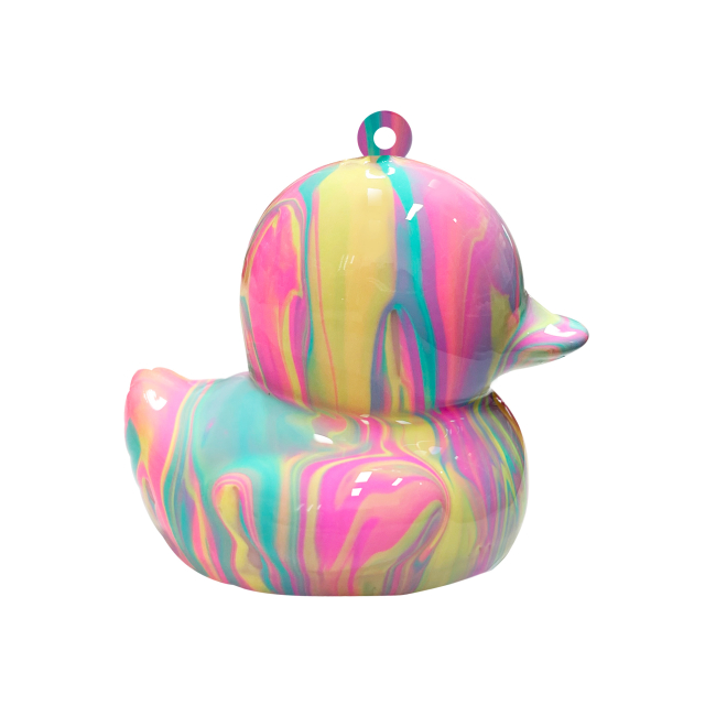 Наборы для творчества - Набор для творчества Pour Palz Флюид Арт Брелок Утенок фиолетовый (GS-G26262/3)#2