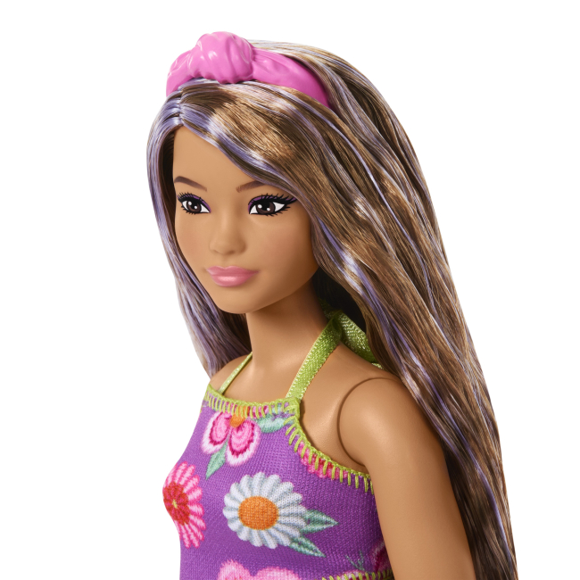 Куклы - Кукла Barbie Fashionistas Модница Яркие цветы (JJN57)#5