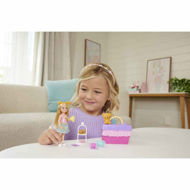 Куклы - Игровой набор Barbie Club Chelsea Чайная вечеринка (JJB40)#9