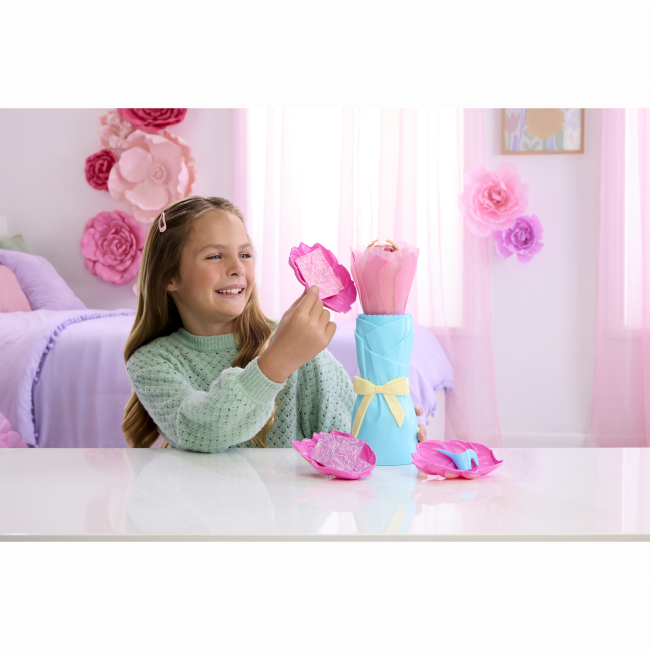 Куклы - Набор-сюрприз с куклой Barbie Petal Pop Розовый тюльпан (JMF57)#6