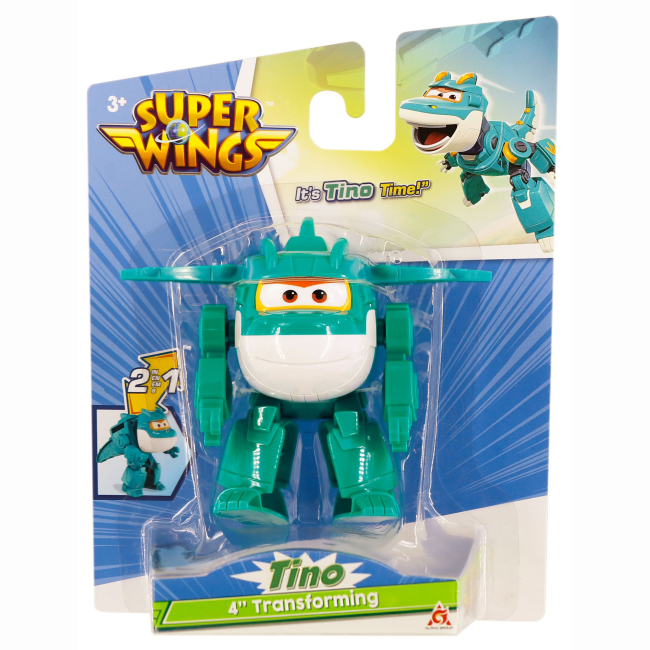 Фігурки персонажів - Фігурка-трансформер Super Wings Transforming Тіно (EU780623)#3