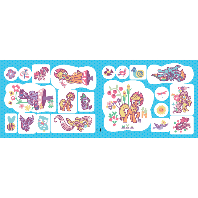Розмальовки та актівітібуки (2-6 років) - Розмальовка з наліпками «Мій маленький поні» (9786178715397)#3
