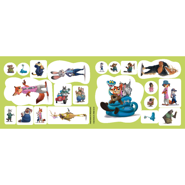 Розмальовки та актівітібуки (2-6 років) - Розмальовка з наліпками «Зоотрополіс 2» (9786178715403)#3