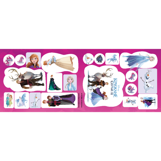 Раскраски и активитибуки (2-6 лет) - Раскраска с наклейками «Ледяное сердце 2» (9786178715427)#3