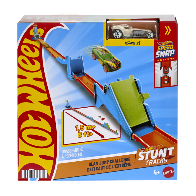 Автотреки - Игровой набор Hot Wheels Stunt tracks Невероятные прыжки (JHK76)#6