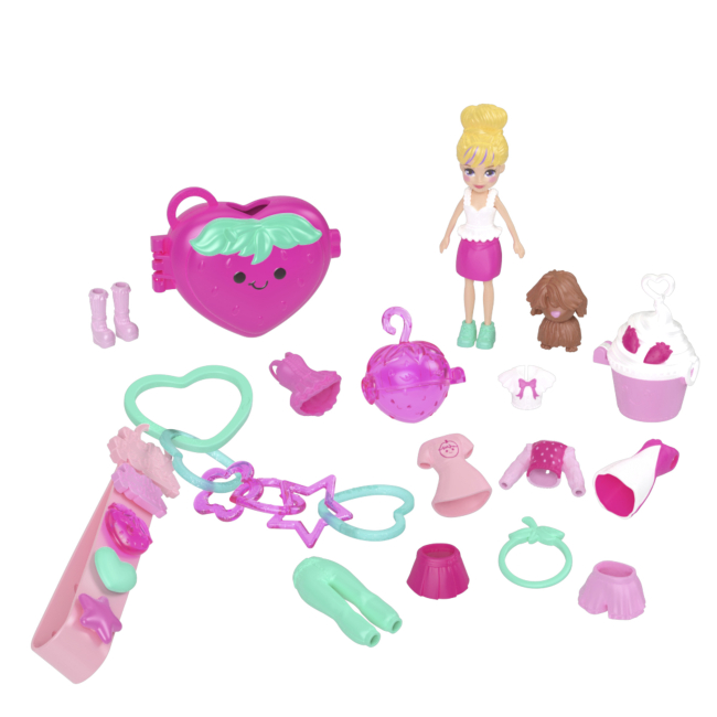 Куклы - Игровой набор Polly Pocket Фруктовый стиль Клубничный шик (JKR51/2)#2