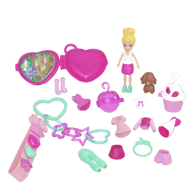 Куклы - Игровой набор Polly Pocket Фруктовый стиль Клубничный шик (JKR51/2)#3