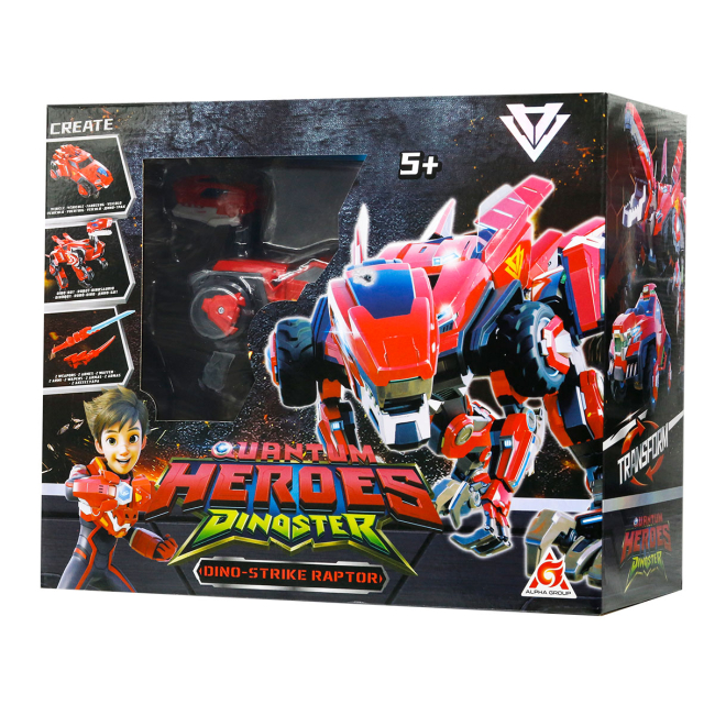 Трансформери - ​Трансформер Dinoster Динозавр Мега Дино-Страйк Раптор (EU580805)#3