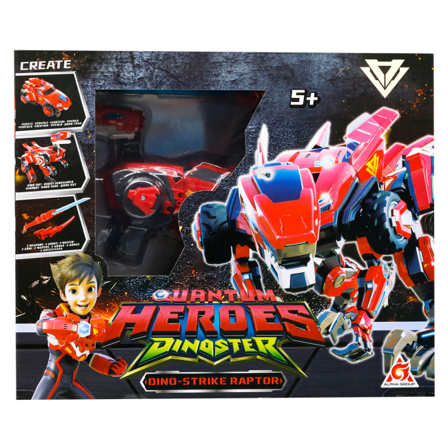 Трансформери - ​Трансформер Dinoster Динозавр Мега Дино-Страйк Раптор (EU580805)#4