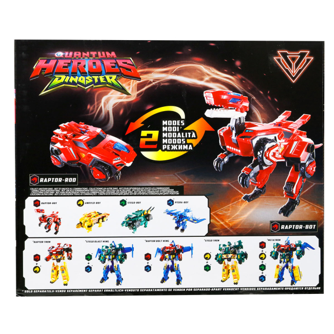 Трансформери - ​Трансформер Dinoster Динозавр Мега Дино-Страйк Раптор (EU580805)#5