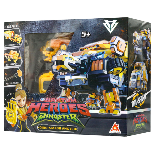 Трансформери - ​Трансформер Dinoster Динозавр Мега Дино-Смеш Анкіло (EU580806)#3