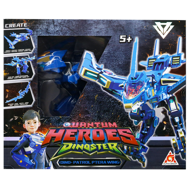 Трансформери - Трансформер Dinoster Динозавр Мега Дино-Петрол Птера Вінг (EU580808)#3
