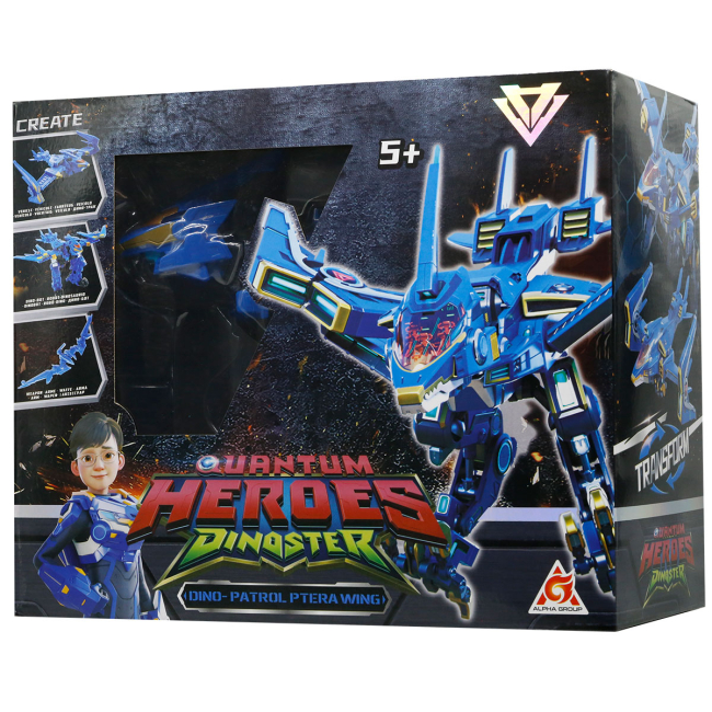 Трансформери - Трансформер Dinoster Динозавр Мега Дино-Петрол Птера Вінг (EU580808)#4