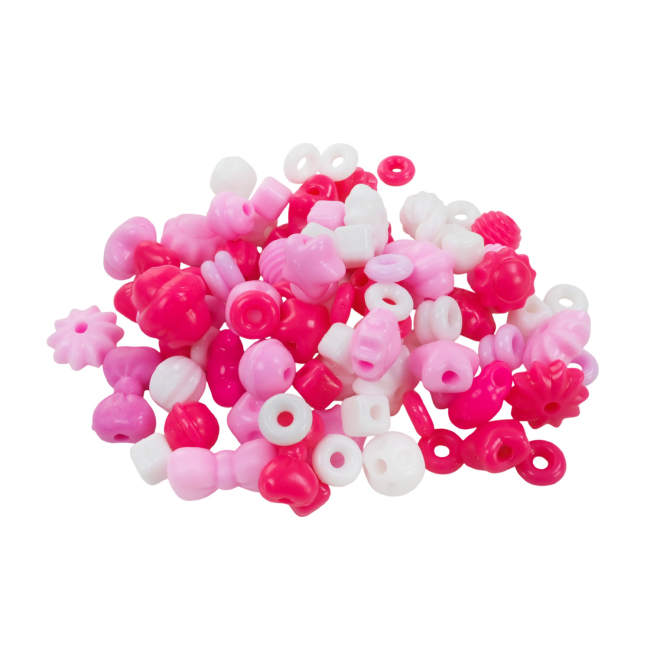 Наборы для творчества - ​Набор для создания браслетов Країна Іграшок Силиконовые бусины в ассортименте (TS0301)#3