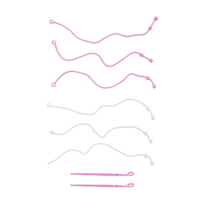 Наборы для творчества - ​Набор для создания браслетов Країна Іграшок Силиконовые бусины в ассортименте (TS0301)#6