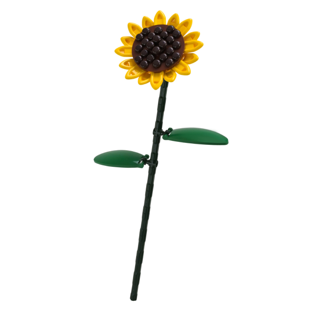 Конструкторы с уникальными деталями - Конструктор Sembo Block Florist Подсолнечник 97 деталей (601278)#2