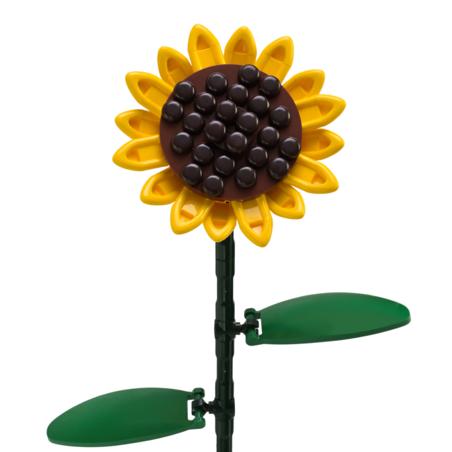 Конструкторы с уникальными деталями - Конструктор Sembo Block Florist Подсолнечник 97 деталей (601278)#3