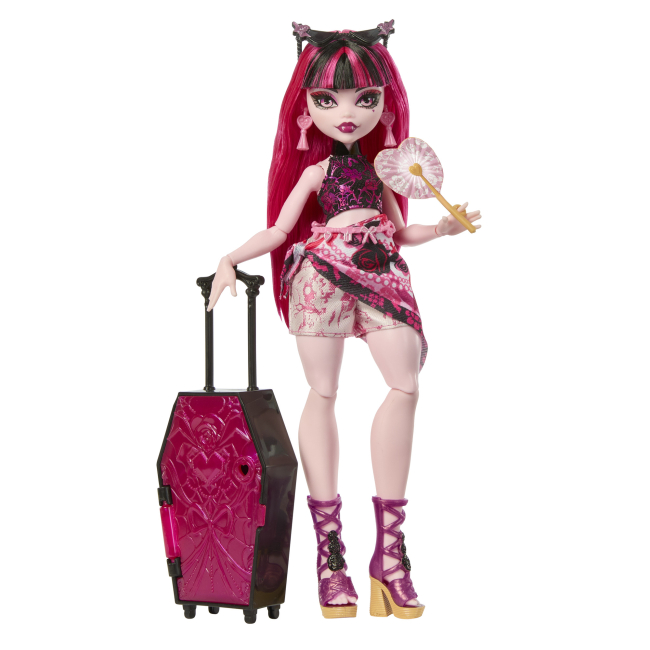 Куклы - Набор-сюрприз Monster High Кошмарные каникулы Ужас какие секреты Дракулауры (JDR50)#4