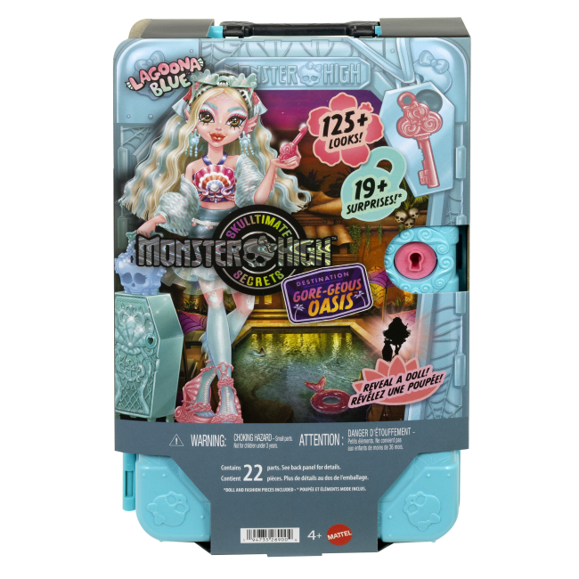 Куклы - Набор-сюрприз Monster High Кошмарные каникулы Ужас какие секреты Лагуны (JDR51)#8