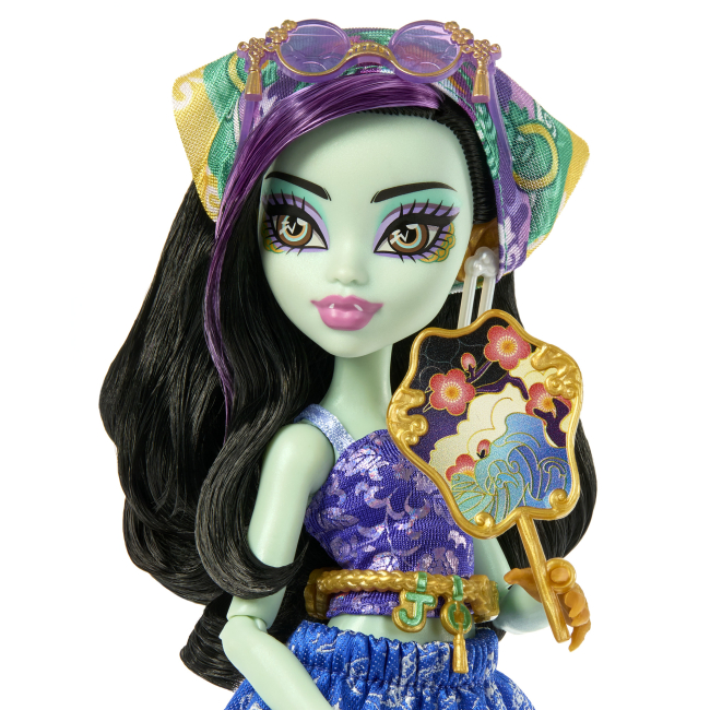 Куклы - Набор-сюрприз Monster High Кошмарные каникулы Ужас какие секреты Джинафаер (JDR52)#7