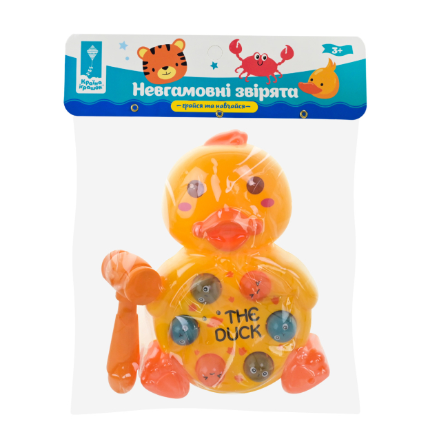 Розвивальні іграшки - Розвивальна іграшка Країна Іграшок Стукалка Качка (PL-725-32)#3