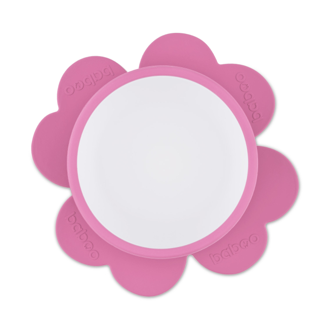 Детская посуда и аксессуары - Мисочка силиконовая Baboo с основой-присоской фиолетовая (9-036)#3