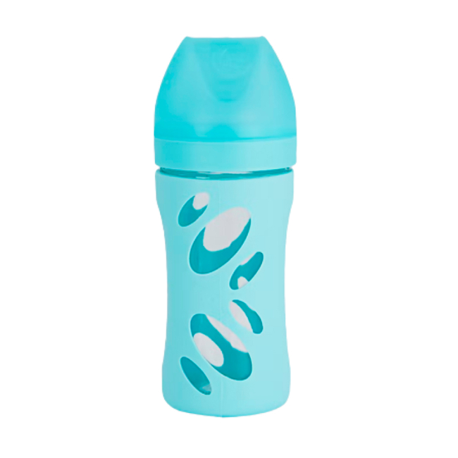 Пляшечки, соски та аксесуари - Пляшечка для годування Twistshake Pastel blue скляна 260 мл (78583)#2