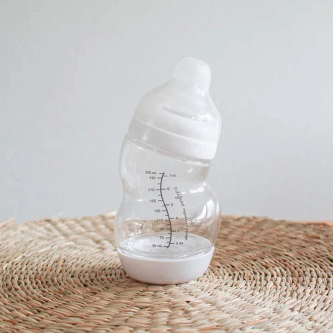 Бутылочки, соски и аксессуары - Бутылочка для кормления Difrax S-bottle Wide стеклянная с соской 200 мл (3331FE)#2