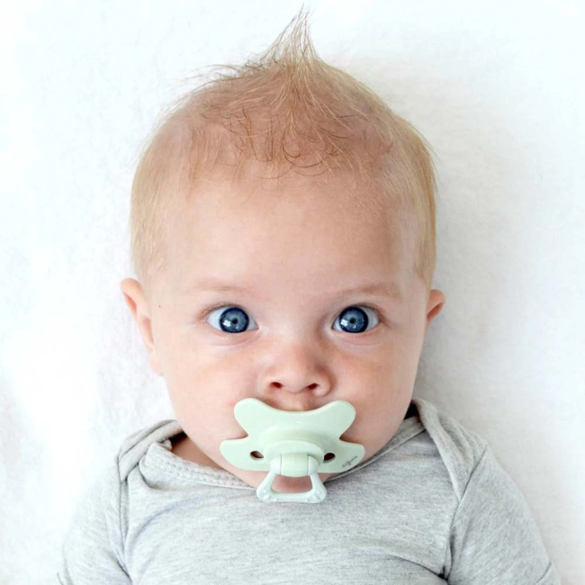 Пустушки та ніблери - Пустушка Difrax Dental Pistache силіконова (800 Pistache)#2