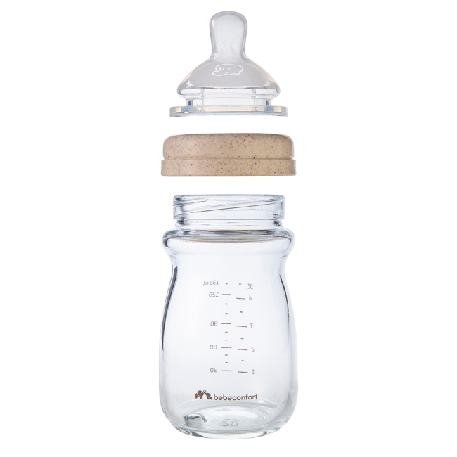 Бутылочки, соски и аксессуары - Бутылочка для кормления Bebe Confort Physio air sand 130 мл (3102202290)#3