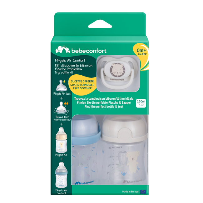 Пляшечки, соски та аксесуари - Стартовий набір для годування Bebe Confort Physio Air 150ml (3102202420)#6