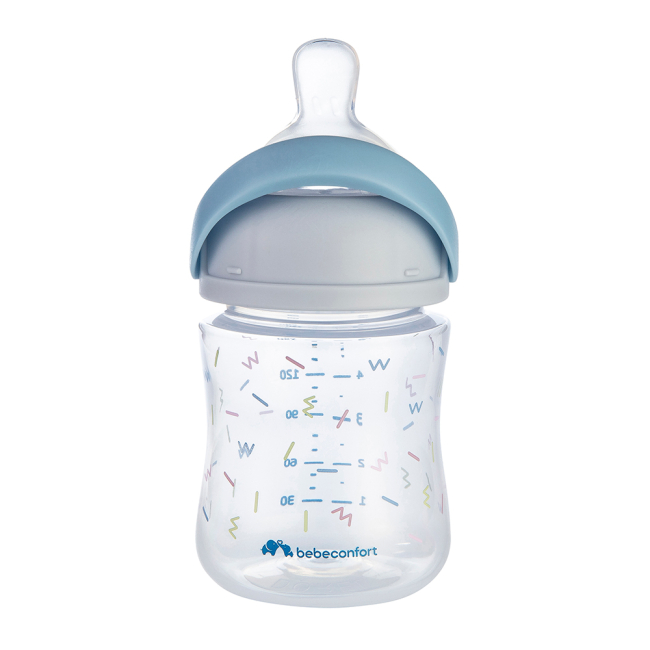 Бутылочки, соски и аксессуары - Бутылочка для кормления Bebe Confort Physio air confort blue 150 мл (3102202150)#5