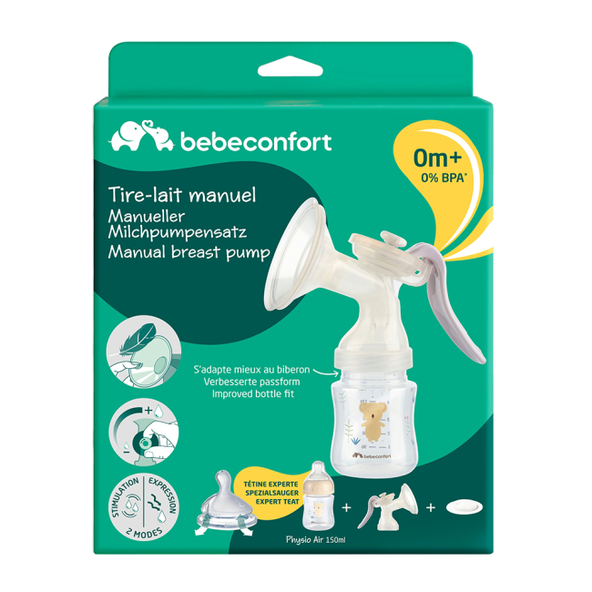 Товары по уходу - Молокоотсос Bebe Confort Механический Physio Air sand (3101202200)#5