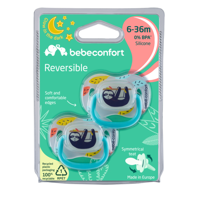 Пустышки и ниблеры - Пустышка Bebe Confort Lazy Sloth (3104202090)#3