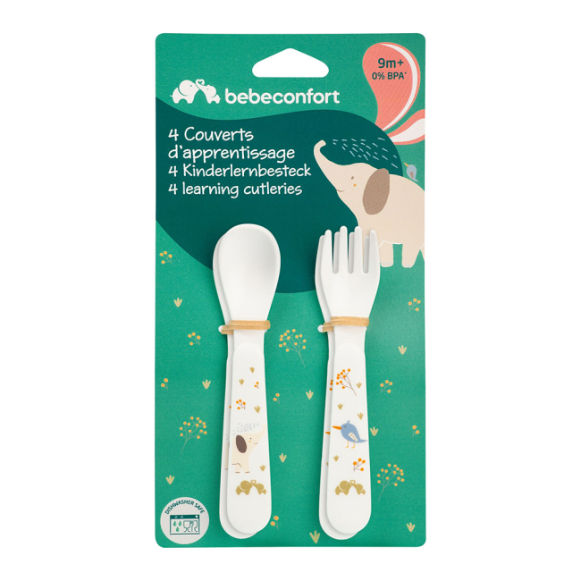 Детская посуда и аксессуары - Набор столовых приборов Bebe Confort Little buddies (3105209920)#2