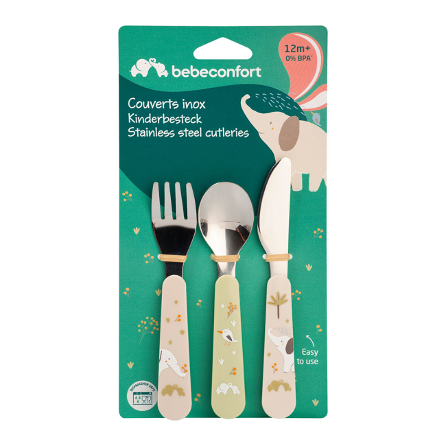 Детская посуда и аксессуары - Набор столовых приборов Bebe Confort Little buddies (3105209910)#2