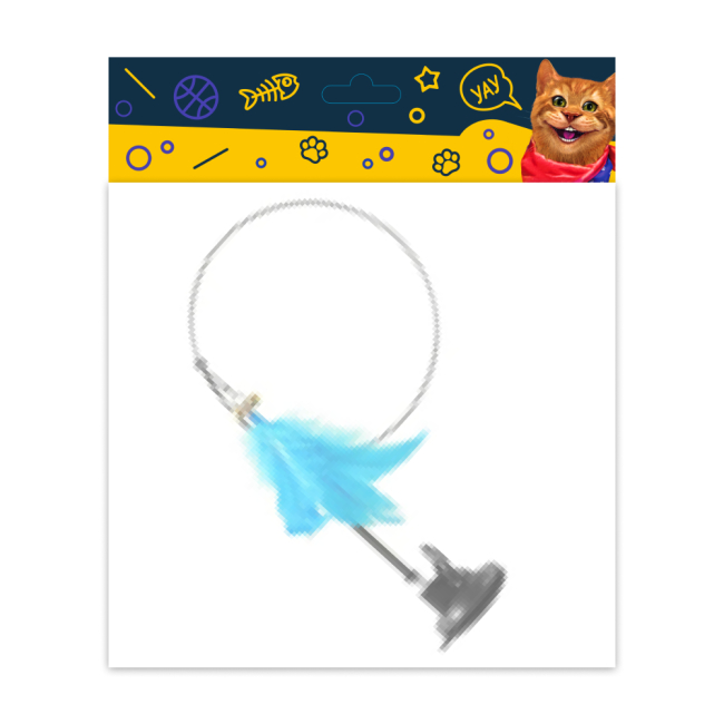 Игрушки для котов - Игрушка-дразнилка для кошек Friend is Перышко на присоске в асортименте (FG240419068N)#2