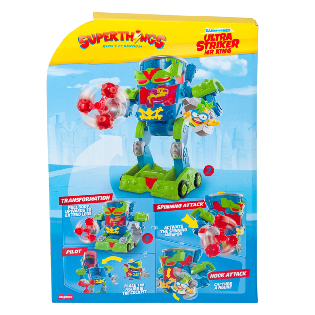 Фігурки персонажів - ​Ігровий набір SuperThings Kazoom Power Ультрастрайкер Містер Кінг (PSTSP116IN250)#8