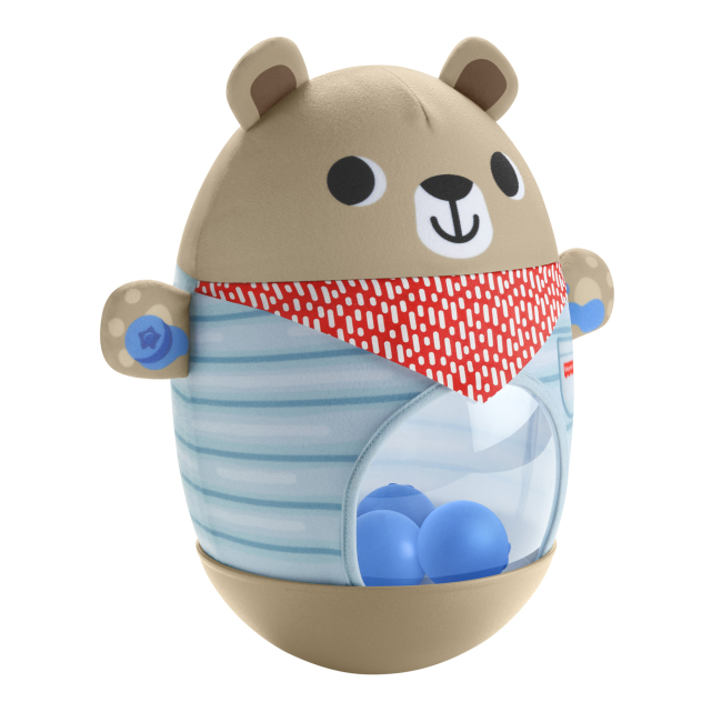 Розвивальні іграшки - Розвивальна іграшка Fisher-Price Ведмедик-неваляйко (JLB83)#2