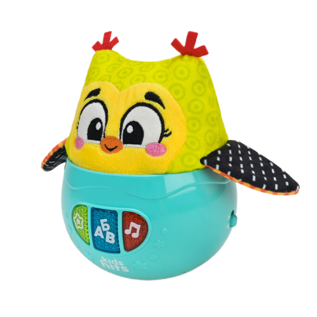 Розвивальні іграшки - Розвивальна іграшка Kids Hits Совеня-неваляйка (KH64/001)#2