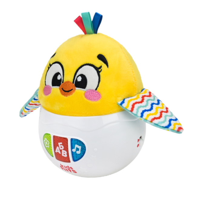 Розвивальні іграшки - Розвивальна іграшка Kids Hits Курча-неваляйка (KH64/002)#2