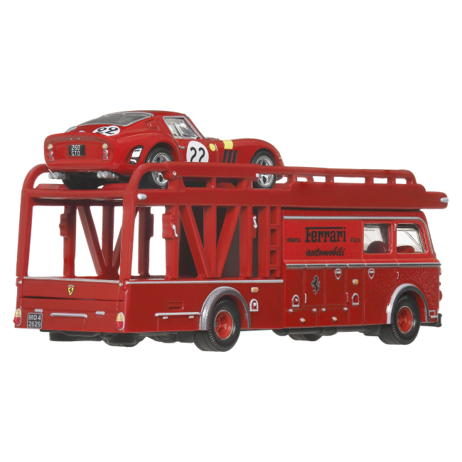 Автомоделі - Набір автомоделей Hot Wheels Car culture Team Transport Fiat 642 RN2 Bartoletti і Ferrari 250 GTO (FLF56/JBM37)#5